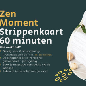 Strippenkaart 60 minuten massage